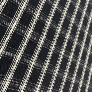 Bezugsstoff für Käfer Mexico Rautenmotiv schwarz / weiß