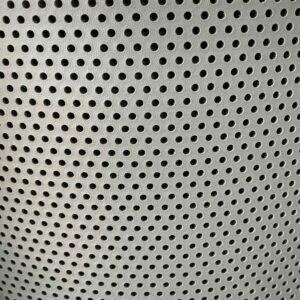 Innenhimmelmaterial Kunstleder dunkelgrau gelocht, 5mm kaschiert