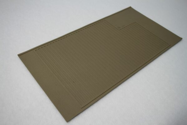 Oldtimer Gummi Hackenschutzmatte graubeige – Bild 3