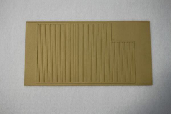 Oldtimer Gummi Hackenschutzmatte hellbeige
