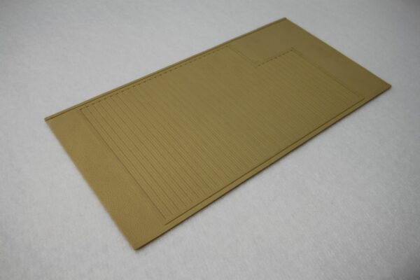 Oldtimer Gummi Hackenschutzmatte hellbeige – Bild 2