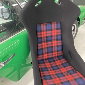 Innenflächen passend für Recaro Pole Position mit Bezugsstoff Schottenkaro 8AB - rot / blau