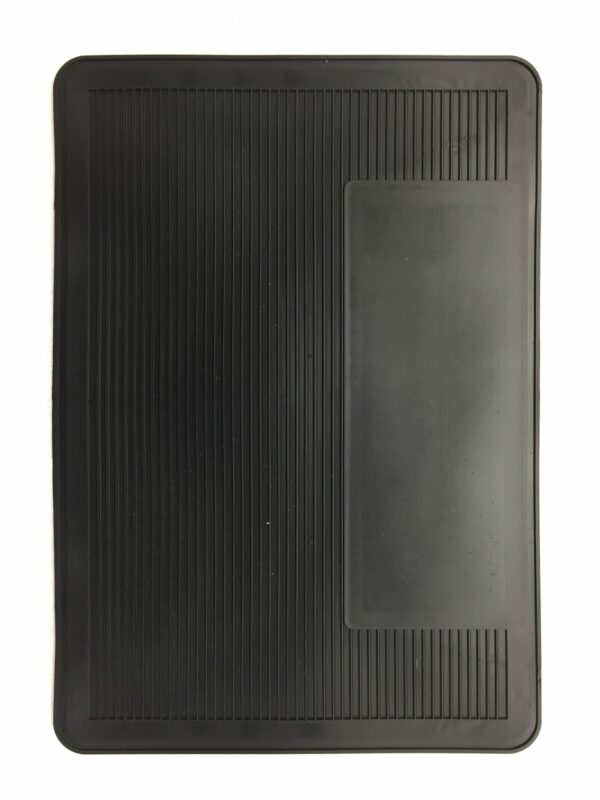 Oldtimer Gummi Hackenschutzmatte schwarz klein "Rille" – Bild 4