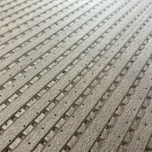 Kunstleder passend zu Porsche 911 912 Flechtprägung braun