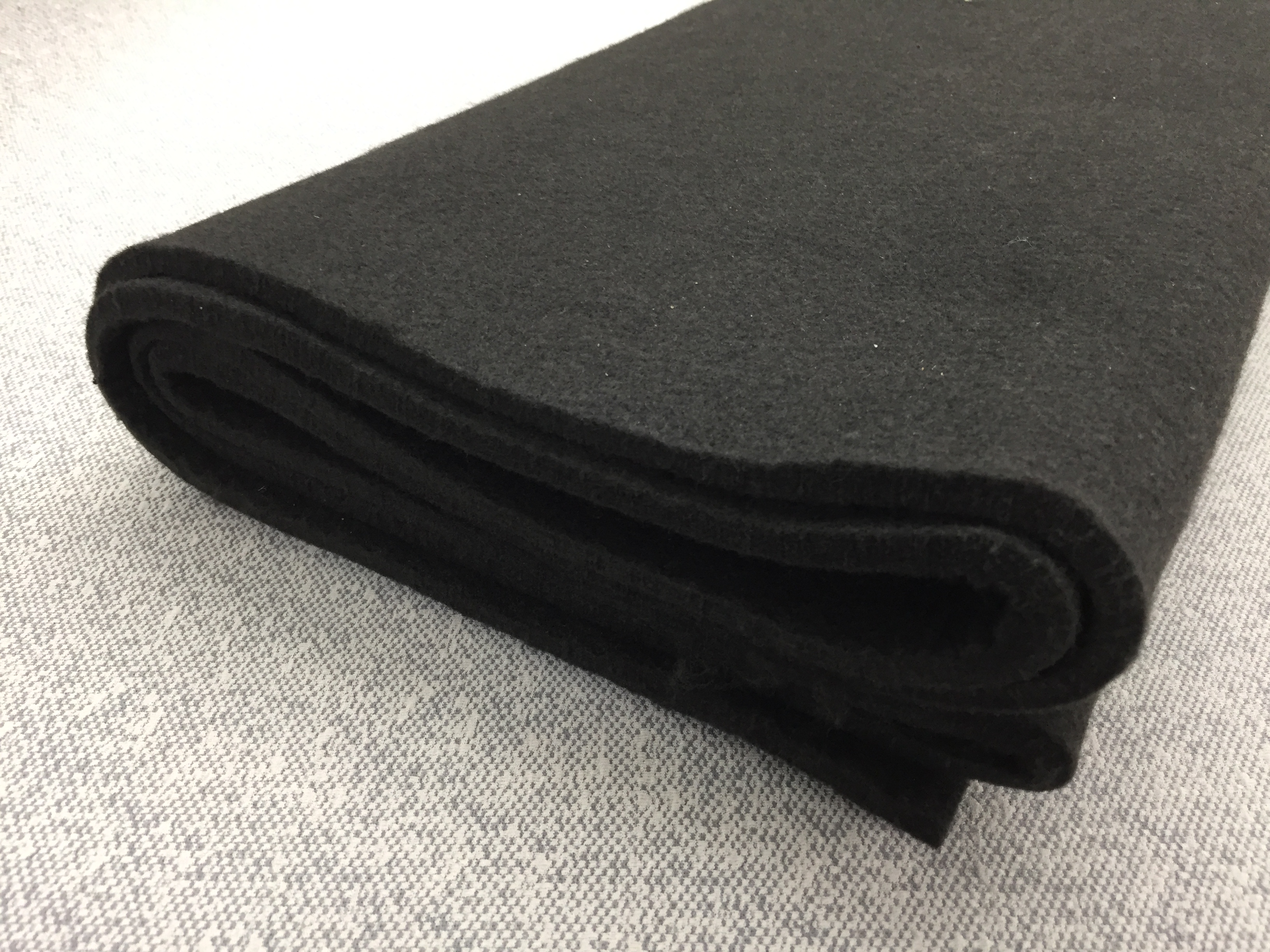 Filz Filzplatte 250 X 100 Cm Schwarz Anthrazit 8mm Stark