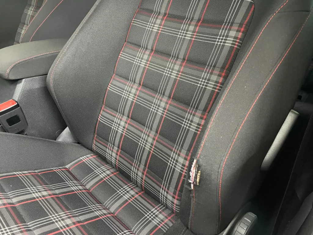 Reparatur einer Fahrersitzlehne