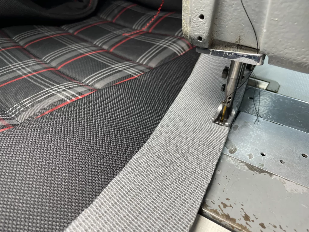 Reparatur einer Fahrersitzlehne